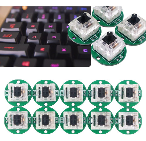 Arcade Stick Diy Kit 10x Botones Con Logotipo Led Mx De 8 Pc