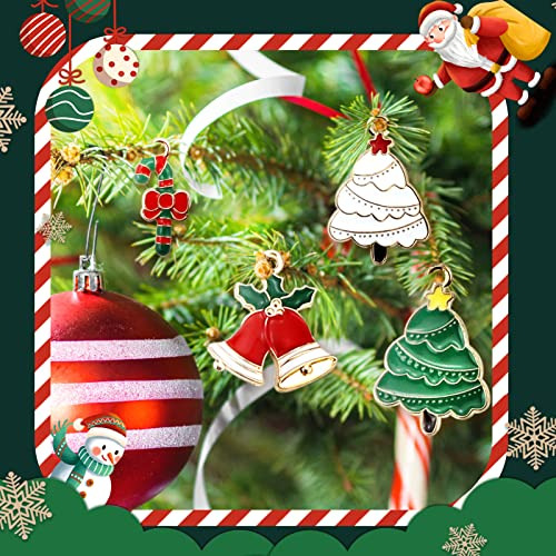 Dijes De Navidad Dorados Colgantes Bijou X100u
