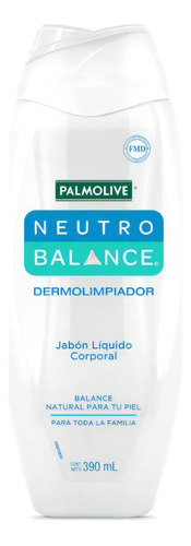 Palmolive dermolimpiador jabón líquido para el cuerpo neutro balance 390 ml