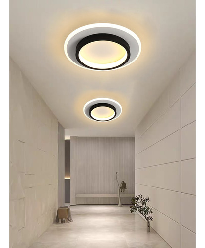 Lámpara De Techo Led Moderna De Tres Colores Cambiantes