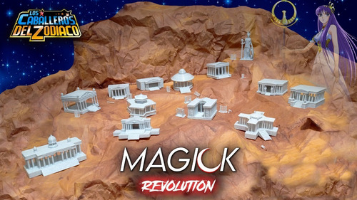 Imagen 8 de 9 de Saint Seiya Templo Casa De Aries Zodiaco Figura De Colección