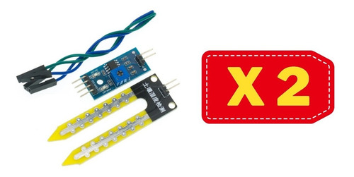 Sensor Detección Humedad Del Suelo Modulo Higrometro Arduino