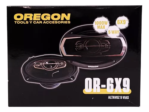 Juego De Parlantes Oregon 1000 Watts Max 5 Vias 6x9 PuLG