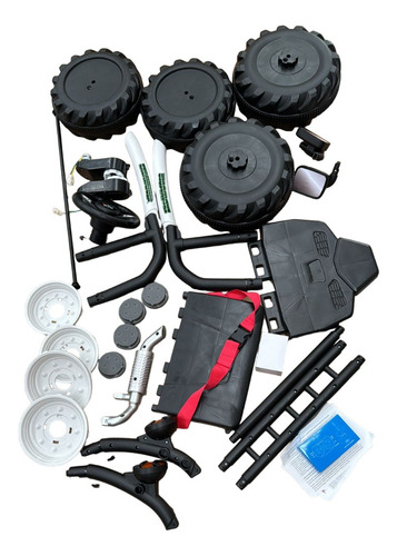 Tractor Montable Electr. 12v R/c Machuka Trak1 Mp3/bluetooth Color Rojo