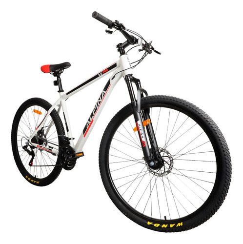 Bicicleta Mtb Rodado 29 21v Susp Delantera F.disco Color Blanco Rojo 2.0 Std2 Tamaño Del Cuadro M