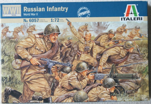Russian Infantry Ww2 By Italeri # 6057 Escala 1/72