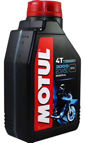 Aceite Moto 4t 3000 20w50 Mineral Motul 1l