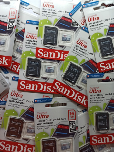 Memoria Microsd 16 Gb 100% Original Clase 10 Nueva Sellada
