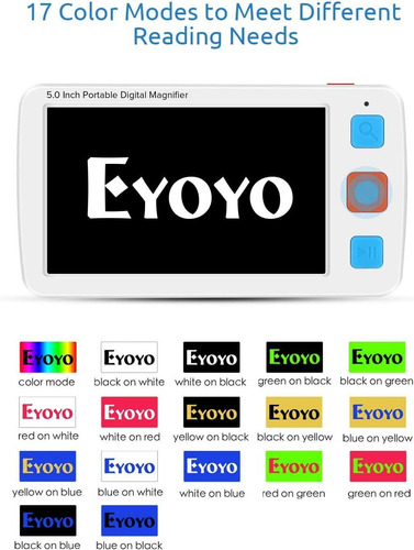 Eyoyo Lupa Digital Portátil Ayuda Electrónica De Lectura ...
