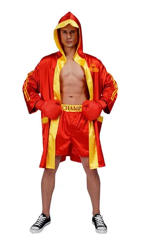 Disfraz De Campeón De Boxeo Para Hombre, Traje De Boxeador P