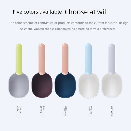 Dog Head Purple - New Pet Food Scoop For Cats And Dogs
