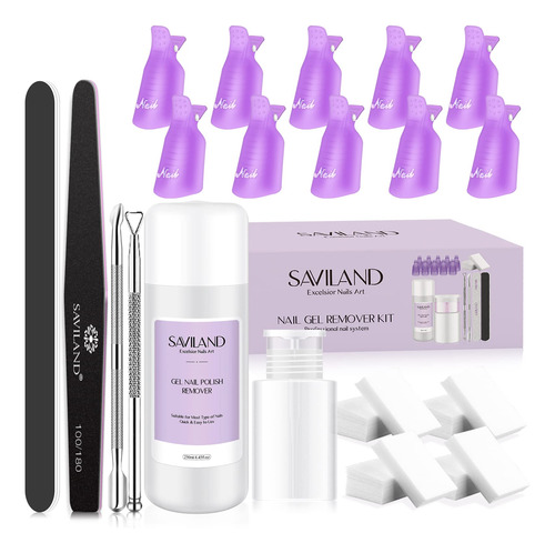 Kit De Quitas De Esmalte De Uas De Gel De Saviland - Removed