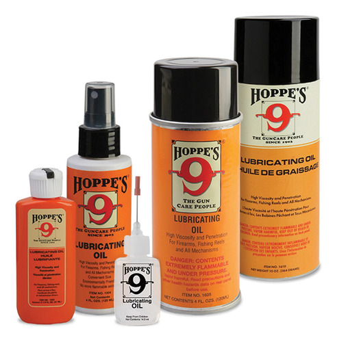 Bobinas de pesca com óleo lubrificante Hoppe's Armas de 4 onças