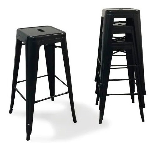 Imagen 4 de 5 de Pack X 4 Banquetas Diseño Tolix