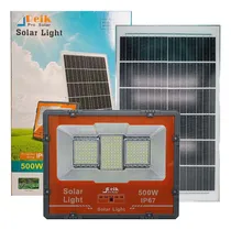Comprar Reflector Led Solar 500w Reikpro Recargable Panel Y Control
