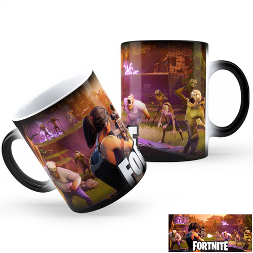 Taza Mágica Fortnite Bb Calidad