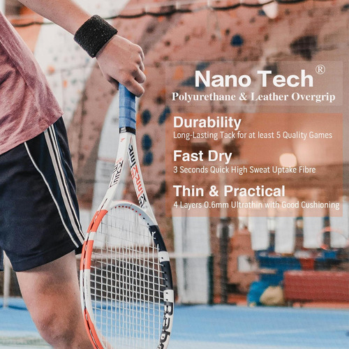 Cinta De Agarre Para Raqueta De Tenis, 10 Unidades, Verde
