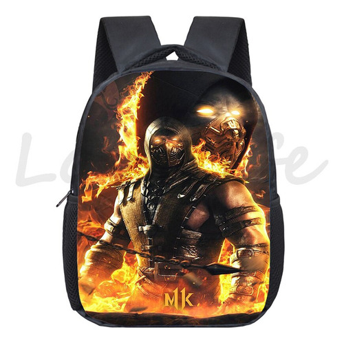 Mortal Kombat Mochila Escolar Mochilas For Jardín De Infant