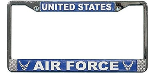 Marco - Armazón Para Placa Con El Texto  Us Air Force , Meta