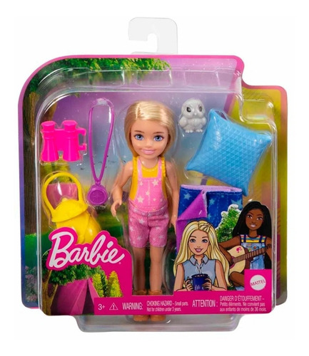 Muñeca Barbie Chelsea Campamento Con Accesorios Original