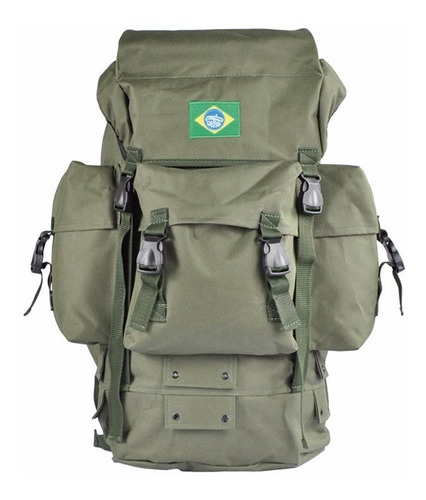 Mochila Pqdt Bordada Bandeira Do Brasil Verde Loja Oficial