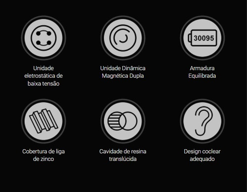 Imagem 8 de 10 de Fone Kz Zex Pro Com Microfone Kz X Crinacle Lançamento