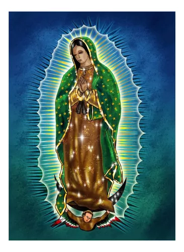 Pintura De Diamante Virgen Guadalupe Kit Pintura Diamante 5d