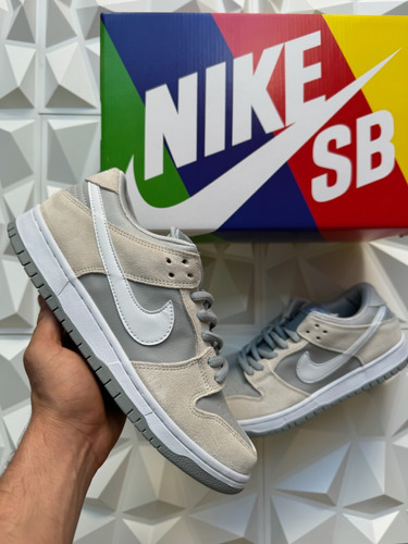 Sb Dunk White Wolf Grey Gris Talla 27.5