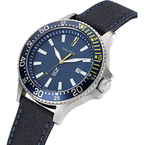 Reloj Nautica Cocoa Beach Modelo: Napcbf202 Color de la correa Azul Color del fondo Azul