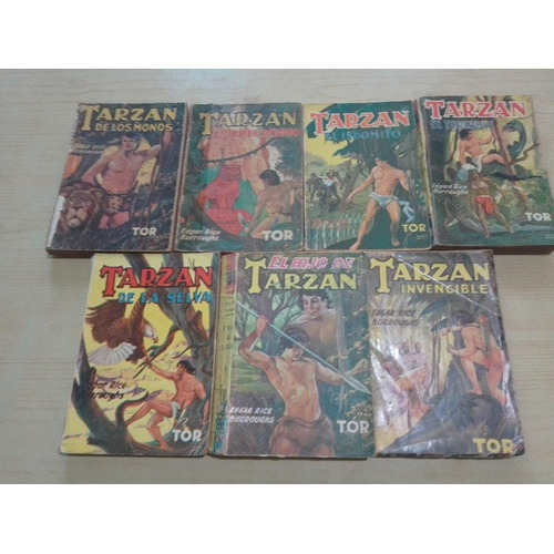 Tarzan En La Editorial Tor ,y Novaro.