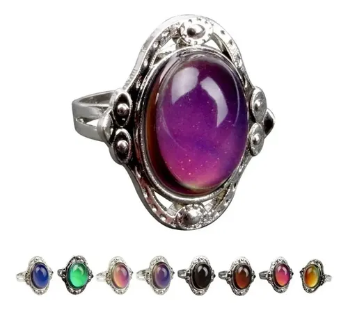 Anillo con piedra que cambia de color best sale