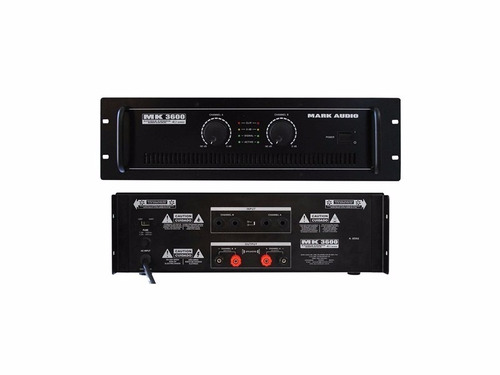 Amplificador Potência Mark Audio Mk3600 600rms Mk-3600 + Nfe