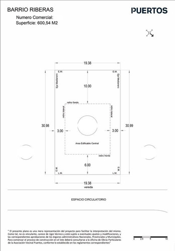 Imagen 2 de 4 de Lote En Venta Barrio Riberas Puertos Financiado