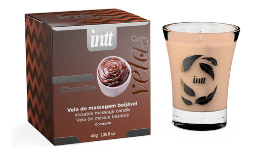 Vela Aromática Beijável Intt Para Massagem Não Queima A Pele