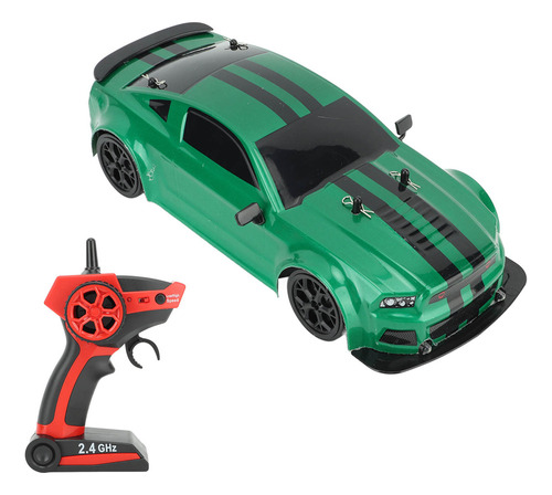 Coche Rc Para Niños Drifting Green, 1:14, Máximo 20 Km/h, 2,