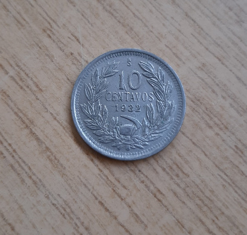 Moneda De 10 Centavos Año 1932