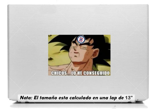 Sticker Laptop 13puLG Cruz Azul Campeón 2021 Memes Mod. 0081