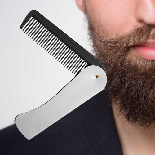 4 Paquetes De 2 A 4 Peines Plegables Para Barba, 4 Peines