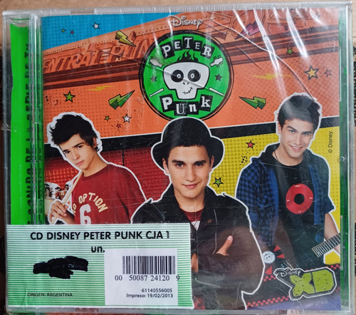 Cd Original Disney Peter Punk Soundtrack Nuevo Tapa Quebrada