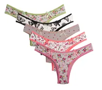 Comprar Kit 5 Tangas Algodão Menina Moça Lingerie Infanto Juvenil