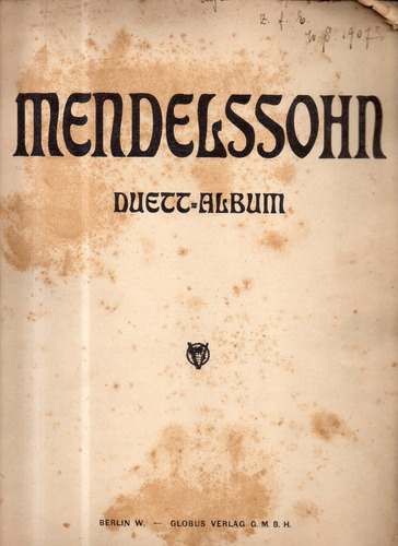 Mendelssohn Duett-album