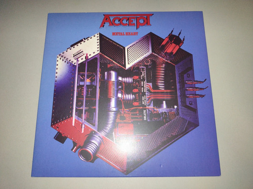 Lp Vinilo Disco Acetato Accept Metal Heart 