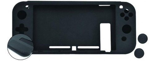 Capa De Silicone Para Switch Case Protetora Variedade Cor Preto