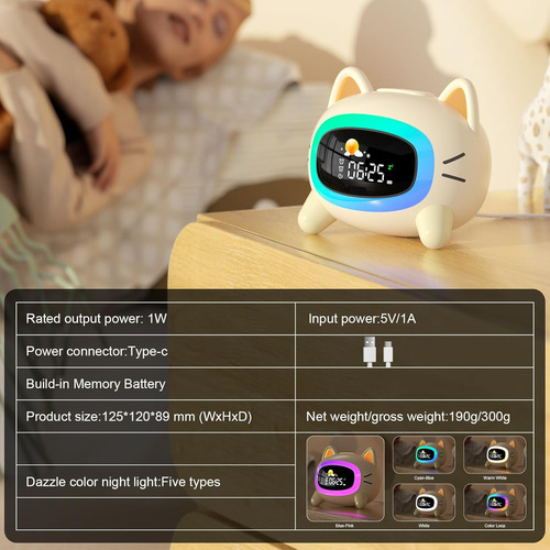 Reloj Despertador Para Niños, Reloj Despertador Ok To Wake P