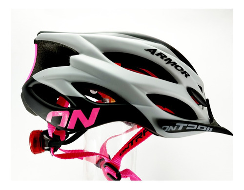 Casco de ciclismo, enduro On Trail Armor rosado M