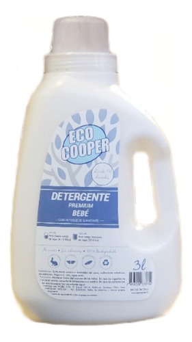 Detergente Bebes, Hipoalergénico 3 Lts