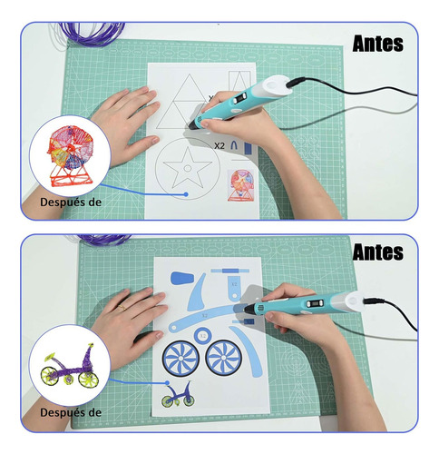 20 Plantilla De Papel Para Dibujo Impresora 3d Para Lápiz 3d
