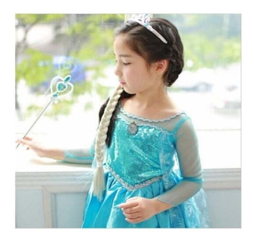 medalist Allergic chocolate Vestido Frozen Elsa Infantil Fantasia Disney Princesa | MercadoLivre
