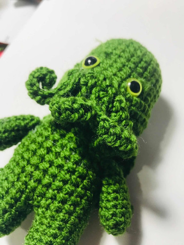 Muñeco Cthulhu Mini Criptido Tejido Amigurumi