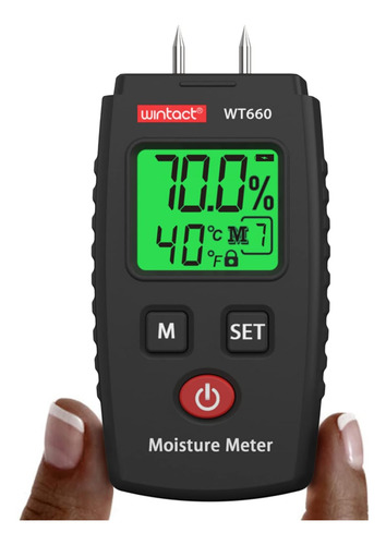 Medidor Digital De Humedad Tipo Pin, Detector De Fugas ...